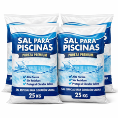 PACK 4 SACOS Sal Piscinas 25 KG unidad
