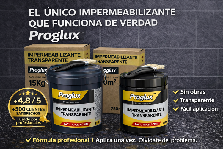 Impermeabilizante transparente para superficies