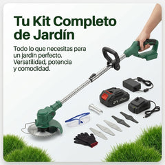 Desbrozadora de batería con 2 baterías de 21V