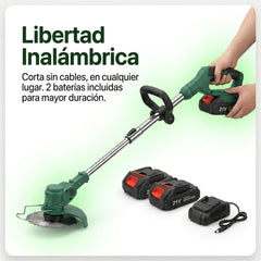 Desbrozadora de batería con 2 baterías de 21V
